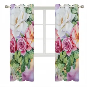 Roses In The Garden Curtains (Multi-Size)