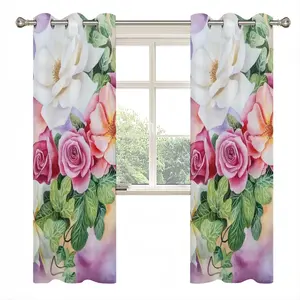 Roses In The Garden Curtains (Multi-Size)