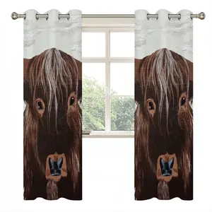 Bull - Red Bull Taurus Animals Buffalo Wild Curtains (Multi-Size)