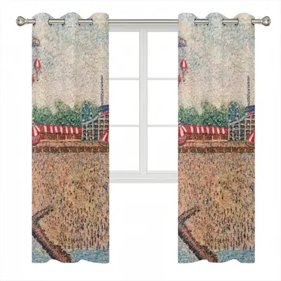 Coney Island In Oil Curtains (Multi-Size)