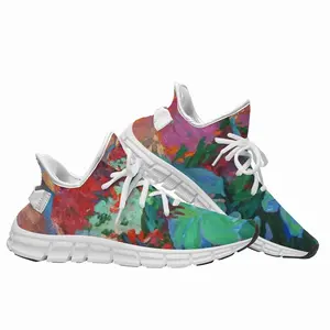 Men A Large Bouquet With Lilies Woven Training Shoes