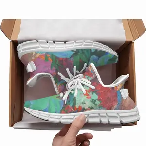 Men A Large Bouquet With Lilies Woven Training Shoes