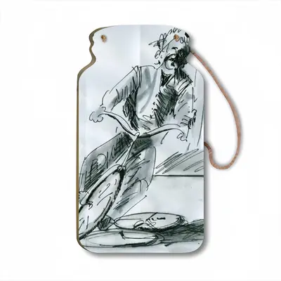 Albert Bike Wall Bottle Decoration (Wooden)