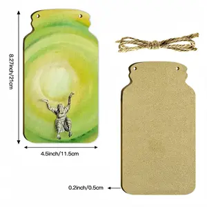 Jumper Wall Bottle Decoration (Wooden)