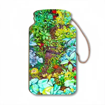 Garden At Giverny Wall Bottle Decoration (Wooden)