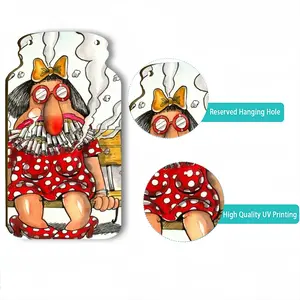 Chain Smoker Wall Bottle Decoration (Wooden)