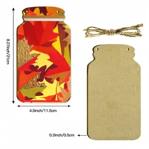 Autumn Wall Bottle Decoration (Wooden)