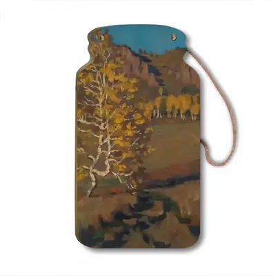 Golden Birch Wall Bottle Decoration (Wooden)