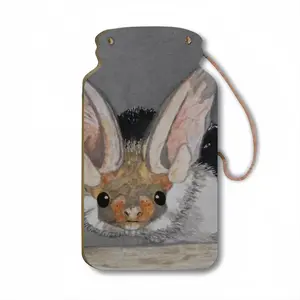 Batman - Watercolor Gray Mouse Animals Poster Wall Bottle Decoration (Wooden)