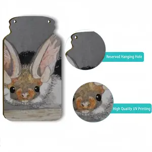 Batman - Watercolor Gray Mouse Animals Poster Wall Bottle Decoration (Wooden)