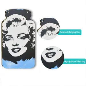 Marilyn Monroe - Girl Women Blonde Fashion Art Poster Wall Bottle Decoration (Wooden)