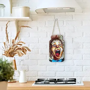 Scream Wall Bottle Decoration (Wooden)