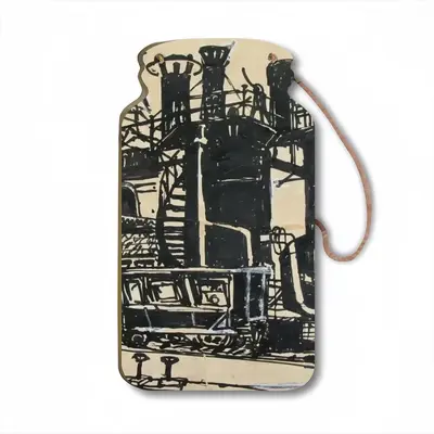 Gas Works Wall Bottle Decoration (Wooden)