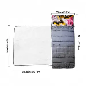 Ephemeral Face I Toddler Nap Mat