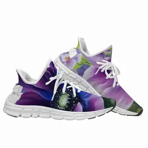 Men Violet Charm Woven Training Shoes