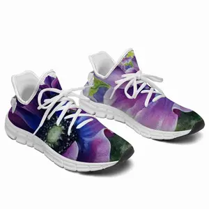 Men Violet Charm Woven Training Shoes