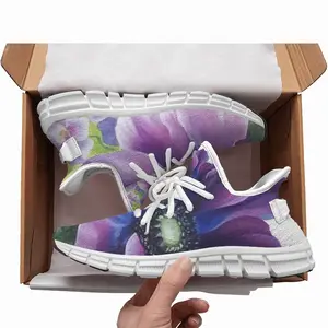 Men Violet Charm Woven Training Shoes