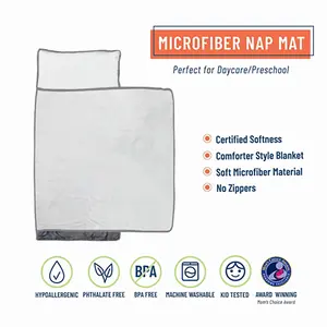 White Toddler Nap Mat