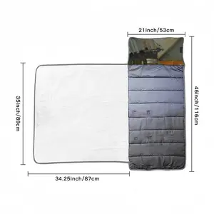 First Snow Toddler Nap Mat