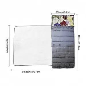 White Prints Toddler Nap Mat