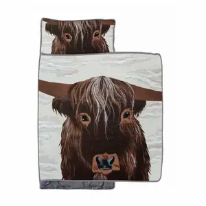 Bull - Red Bull Taurus Animals Buffalo Wild Toddler Nap Mat