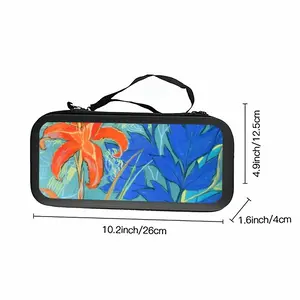 Orange Lily Nintendo Switch Storage Bag