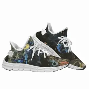 Men Swirling Fish Woven Training Shoes