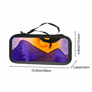 The Moon Fisher - Watercolor Kids Children Fisher Purple Moon Mountain View Landscape Nintendo Switch Storage Bag