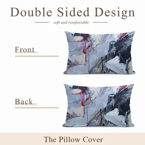 Rouge Polyester Pillow (Rectangle, Multi-Size)