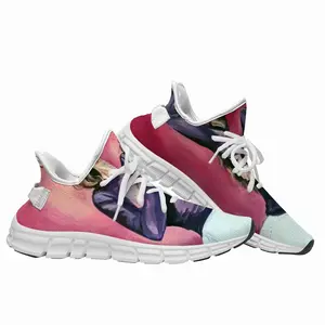 Men Pink Flamingo Woven Training Shoes