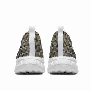 Men Grid Series (Pastel) Laceless Popcorn Shoes