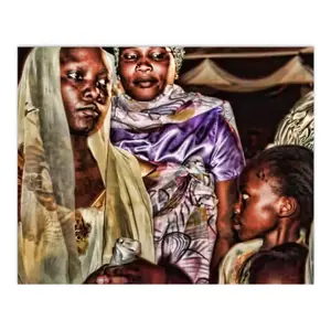 The Nubian Bride 6 Digital Painting (Horizontal)