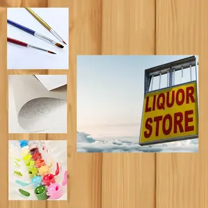 Liquor Store Digital Painting (Horizontal)