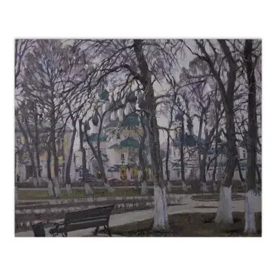 Spring In Yaroslavl Digital Painting (Horizontal)