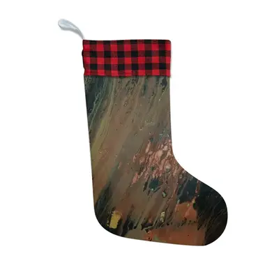 Bronze Abstraction Christmas Gift Socks