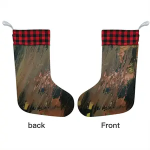 Bronze Abstraction Christmas Gift Socks