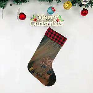 Bronze Abstraction Christmas Gift Socks