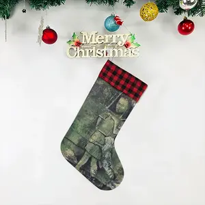 Alone With Cat Christmas Gift Socks