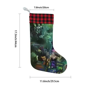 Green Spaces Christmas Gift Socks