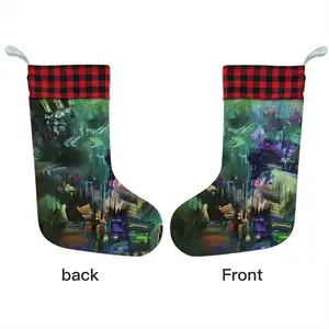 Green Spaces Christmas Gift Socks