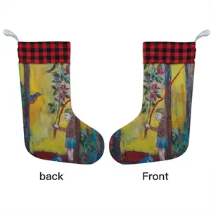 Angel Of Forest Christmas Gift Socks