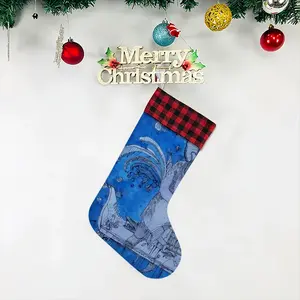 Drawing Ink - Blue Diva Christmas Gift Socks