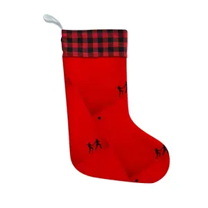 Deep Red (Decomposition) Christmas Gift Socks