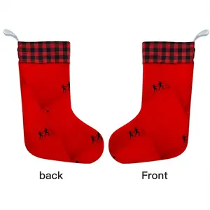 Deep Red (Decomposition) Christmas Gift Socks