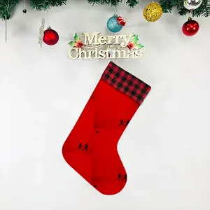 Deep Red (Decomposition) Christmas Gift Socks