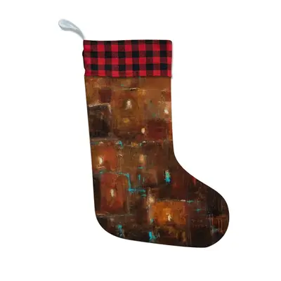 Red Gold Christmas Gift Socks