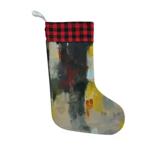 Yellow Reflect Christmas Gift Socks