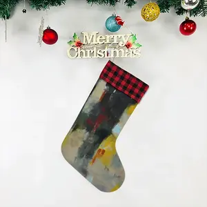 Yellow Reflect Christmas Gift Socks