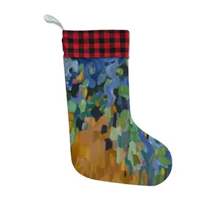 Blue Irises Christmas Gift Socks