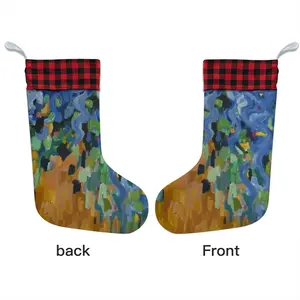 Blue Irises Christmas Gift Socks